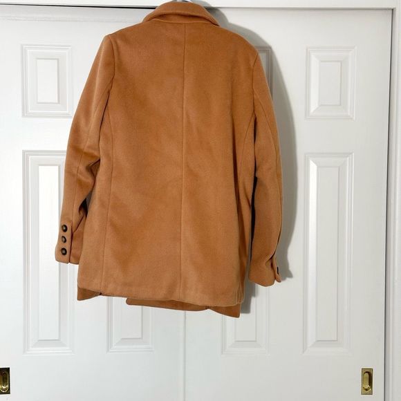 Free People Terra Cotta Tan Mari Solid Blazer - Picture 7 of 9